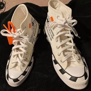Authentic Off-White Converse Chuck 70s High Top Sneaker